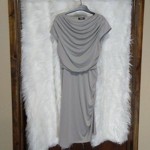 CLOCOLOR silver tunic and gathered style dress